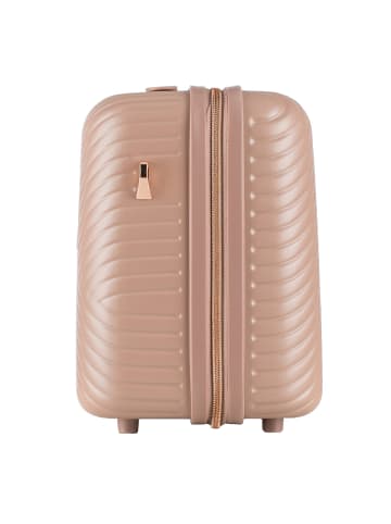 Wittchen Suitcase from polyester material (H) 25 x (B) 35 x (T) 19 cm in Hellrosa