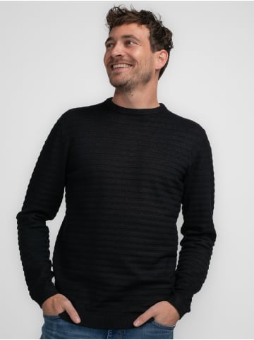 Petrol Industries Feinstrickpullover Adak in Schwarz