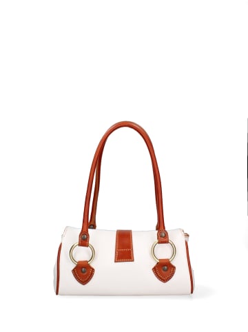 Viola Castellani Tasche mit Henkel in BIANCO