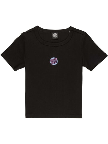Santa Cruz Shirt "Other Dot Emb T-Shirt" in Schwarz