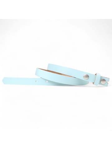FRONHOFER Ledergürtel Wechselgürtel in Aqua