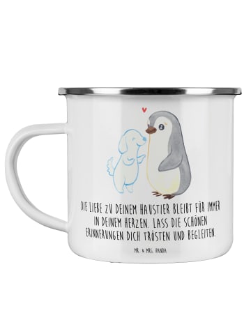 Mr. & Mrs. Panda Henkeltasse Trauerbewältigung Haustierverlust m... in Weiß