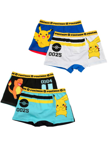 Pokémon Pokemon Boxershorts 4er Pack Unterhosen in blau