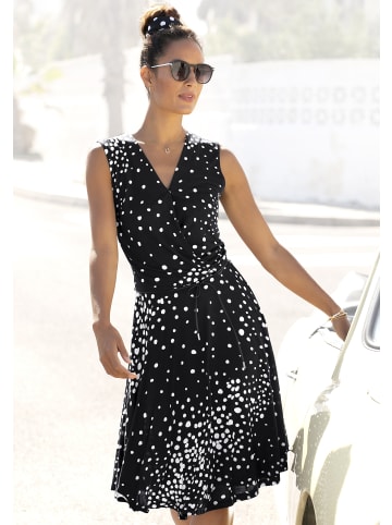 Vivance by Lascana Jerseykleid in schwarz-weiß-bedruckt