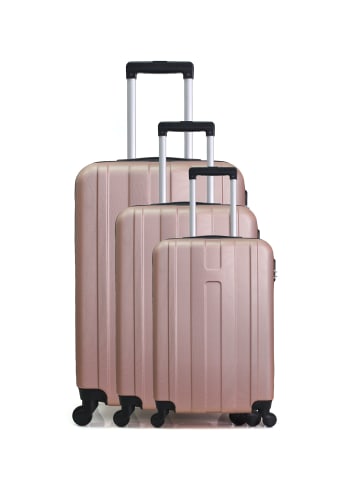 Hero 3 tlg. Kofferset ATLANTA in Rosa (95L/64L/37L)
