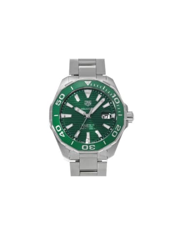 Tag Heuer Uhr Aquaracer silber grün WAY201S.BA0927