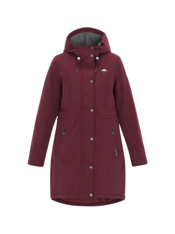 Schmuddelwedda Parka in burgundy