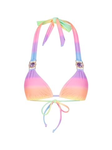 Moda Minx Bikini Top Club Tropicana Triangel Top in Rainbow Paradise