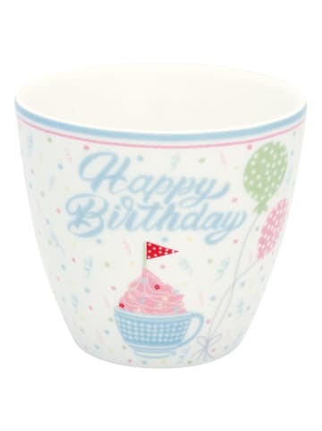 Greengate Latte Cup Alma Happy Birthday in weiss