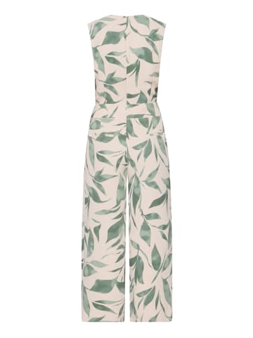 BETTY & CO Jumpsuit ohne Arm in Nature/Green