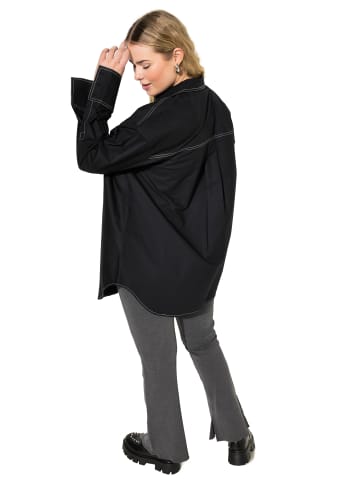 Studio Untold Hemdbluse in schwarz