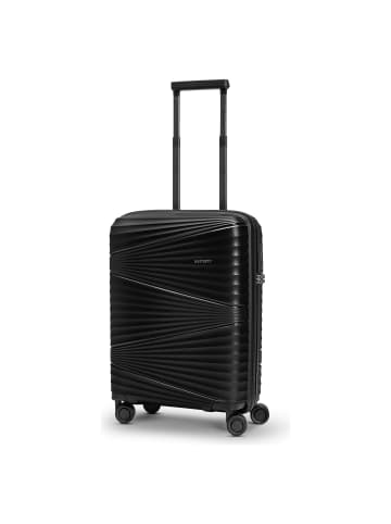 Pactastic Collection 02 THE CABIN 4 Rollen Kabinentrolley 55 cm black metallic
