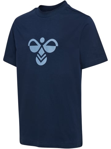 Hummel T-Shirt Hmljr Reg Mädchen in DRESS BLUES/FLINT STONE