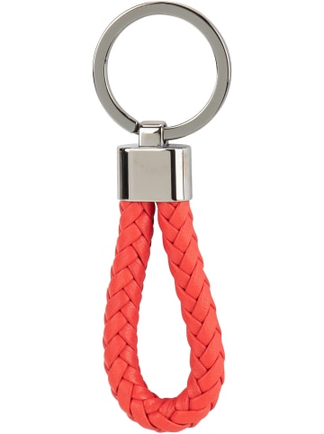 Porsche Design Schlüsseletui Keyring Leather Cord in Lava Orange