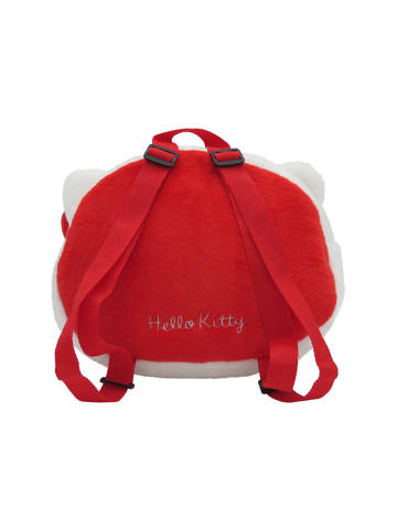Hello Kitty Plüschrucksack Kinder Rucksack kuschelig Reißverschluss