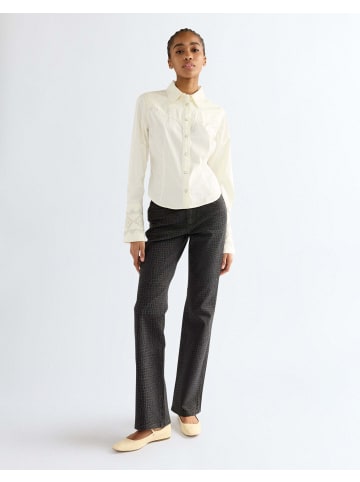 Wrangler Langarmbluse Bell Western Slim in Egret