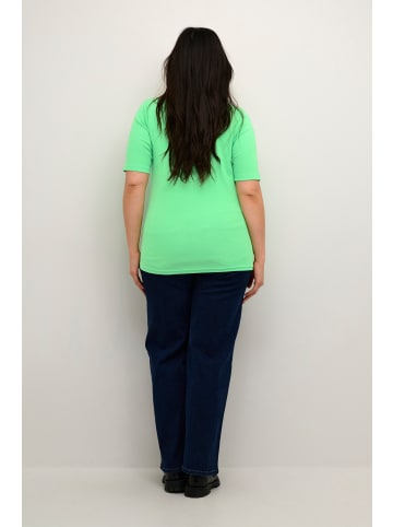 KAFFE curve T-Shirt kurzarm KCcarina Tight fit in Spring Bouquet