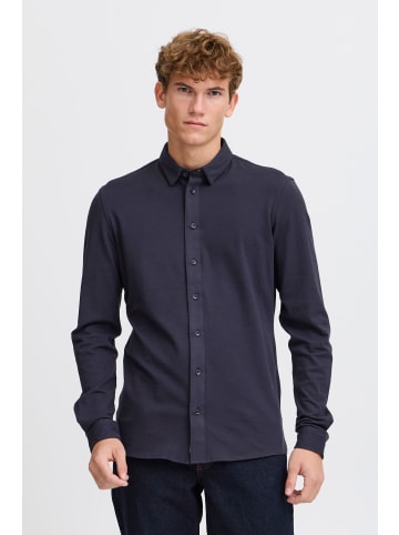CASUAL FRIDAY Businesshemd CFARTHUR LS BU jersey piquet shirt 20505281 figurbetontes Hemd in Blau