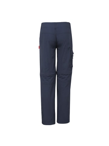 Trollkids Zipp-Off-Trekkinghose Oppland in dark navy