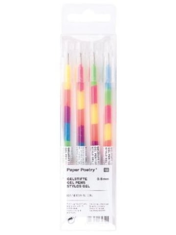 Rico Design Papeterie/PBS - Gelstift Regenbogen Neon, Set