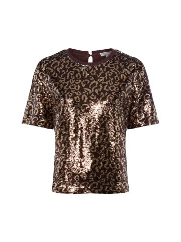 Marie Lund Shirt in schoko gold - 0001