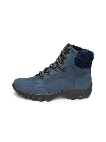 VITAFORM Nubukleder Stiefeletten in jeansblau