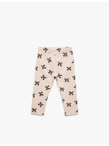 KOTON LEGGINGS in Rosa Gemustert