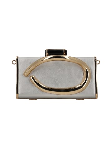 faina Women Clutch in Silver