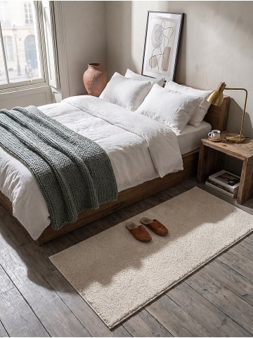 KADIMA DESIGN Läufer Uni weich wohnlich Wohnzimmer Schlafzimmer gemütlich Wohnraum in Creme