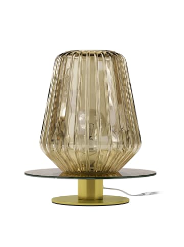 home24 Tischleuchte Turku in Bernstein