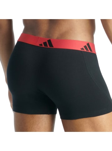 adidas Boxershort 5er Pack in Schwarz/Beige/Orange