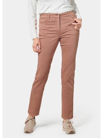 GOLDNER Kurzgröße:  Hose Carla Hose Carla in jeanstypischer Form in caramel