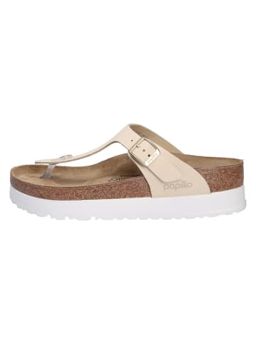 Birkenstock Tieffußbett Pantolette in beige