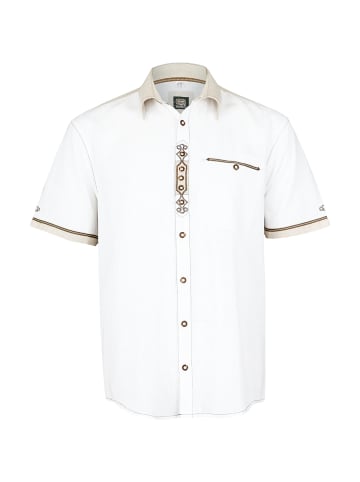 OS-Trachten Trachtenhemd 321007-3003 in weiß