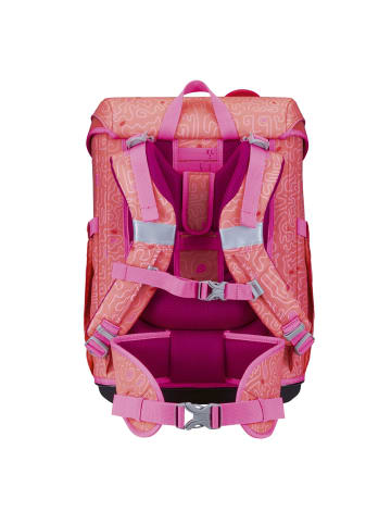 DerDieDas ErgoFlex Superflash Easy Schulranzen-Set in Coral Reef