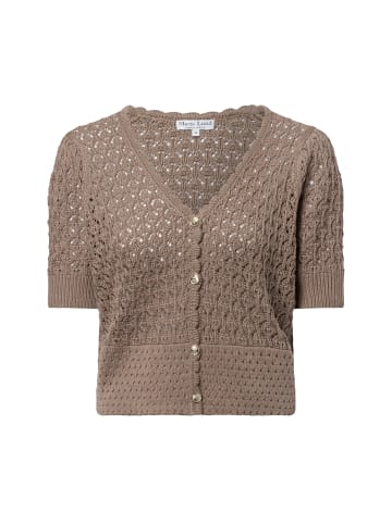 Marie Lund Strickjacke in schlamm - 0001