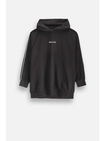 Coccodrillo Verlängertes sweatshirt in schwarz