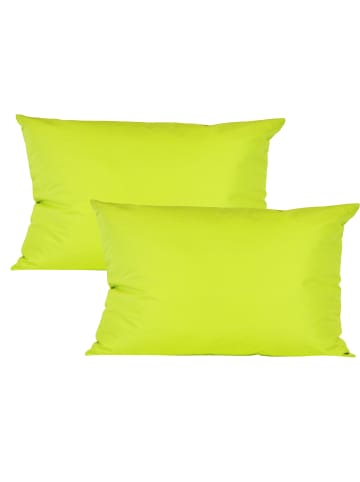JACK 2er Set Outdoor Kissenhülle 40x60cm Uni in Limette