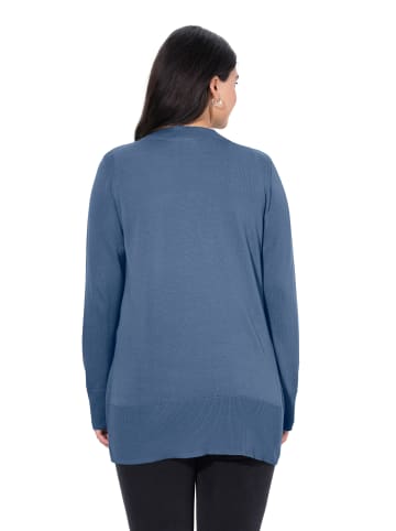 Ulla Popken Strickjacke in atlantikblau