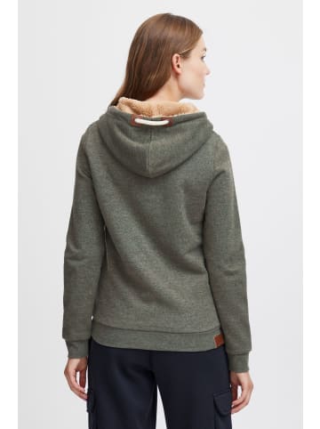 Oxmo Kapuzensweatjacke in grün