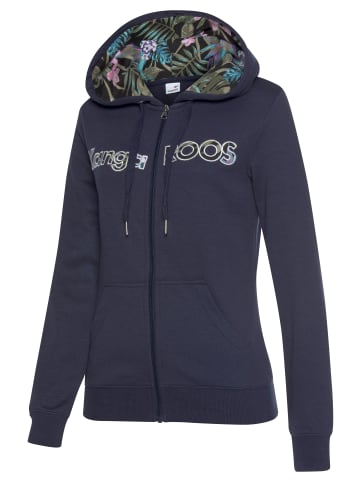 Kangaroos Kapuzensweatjacke in marine