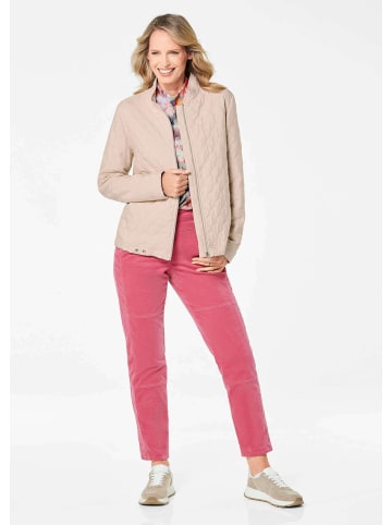 GOLDNER Kurzgröße:  Jacke Jacke in stein