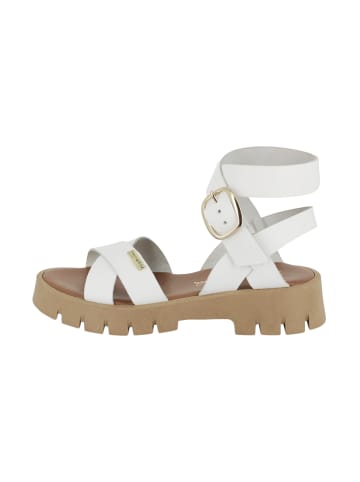 Les Tropéziennes par M Belarbi Sandalen mit Absätzen aus Leder Tiana Weiß