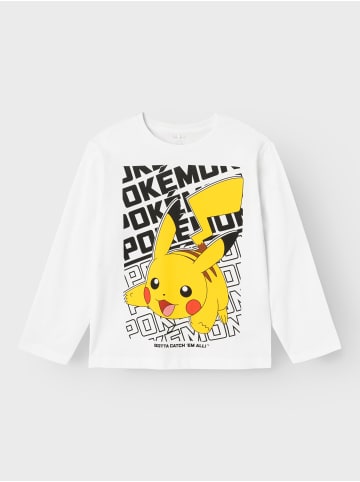 name it Oberteil mit langen Ärmeln in Bright White