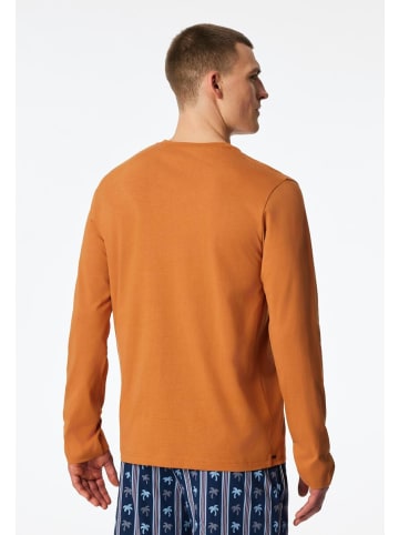 Schiesser Langarmshirt Rundhals in Whisky