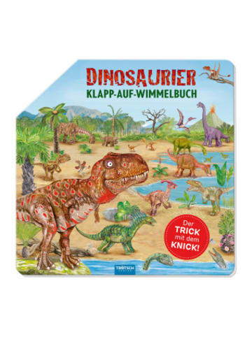Trötsch Buch - TRÖTSCH - Wimmelbuch Dinosaurier Klapp-auf-Wimmelbuch| Ab 3 Jahren