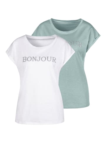 Vivance T-Shirt in mint, white