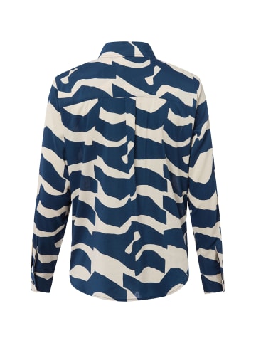 Olsen Bluse in indigo beige
