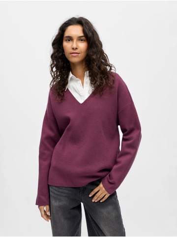 Object Strickpullover in Mauve Wine