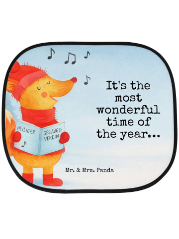 Mr. & Mrs. Panda sonnenschutz Fuchs Sänger Design mit Spruch in Weiß